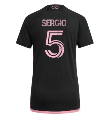Inter Miami Sergio Busquets #5 Udebanetrøje Dame 2023-24 Kort ærmer